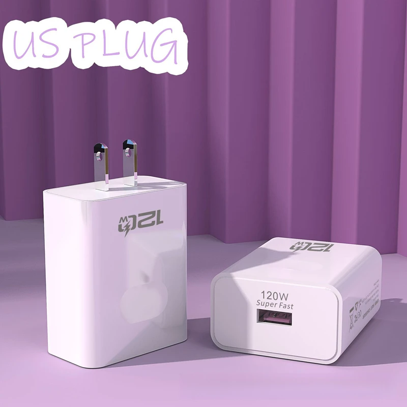 120 واط شاحن سريع الشحن نوع C USB الاتحاد الأوروبي/الولايات المتحدة/المملكة المتحدة التوصيل شاحن الهاتف محول الشحن السريع لسامسونج آيفون هواوي 2026 جديد #6