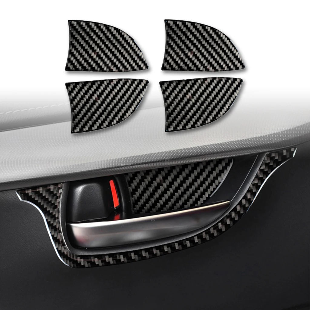 For Lexus NX 200 200t 300h 2014 2015 2016 2017 2018 2019 Accessories Carbon Fiber Car Interior Inner Door Bowl Cover Stickers