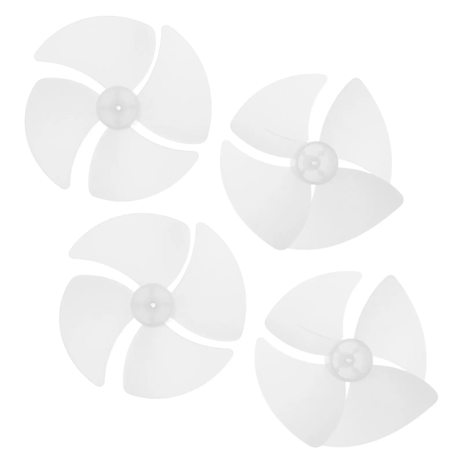 4Pcs Plastic Motor Fan Blade Replacement for Microwave Oven Cooling Fan Motor Accessories Universal Microwave Spare Parts Quiet