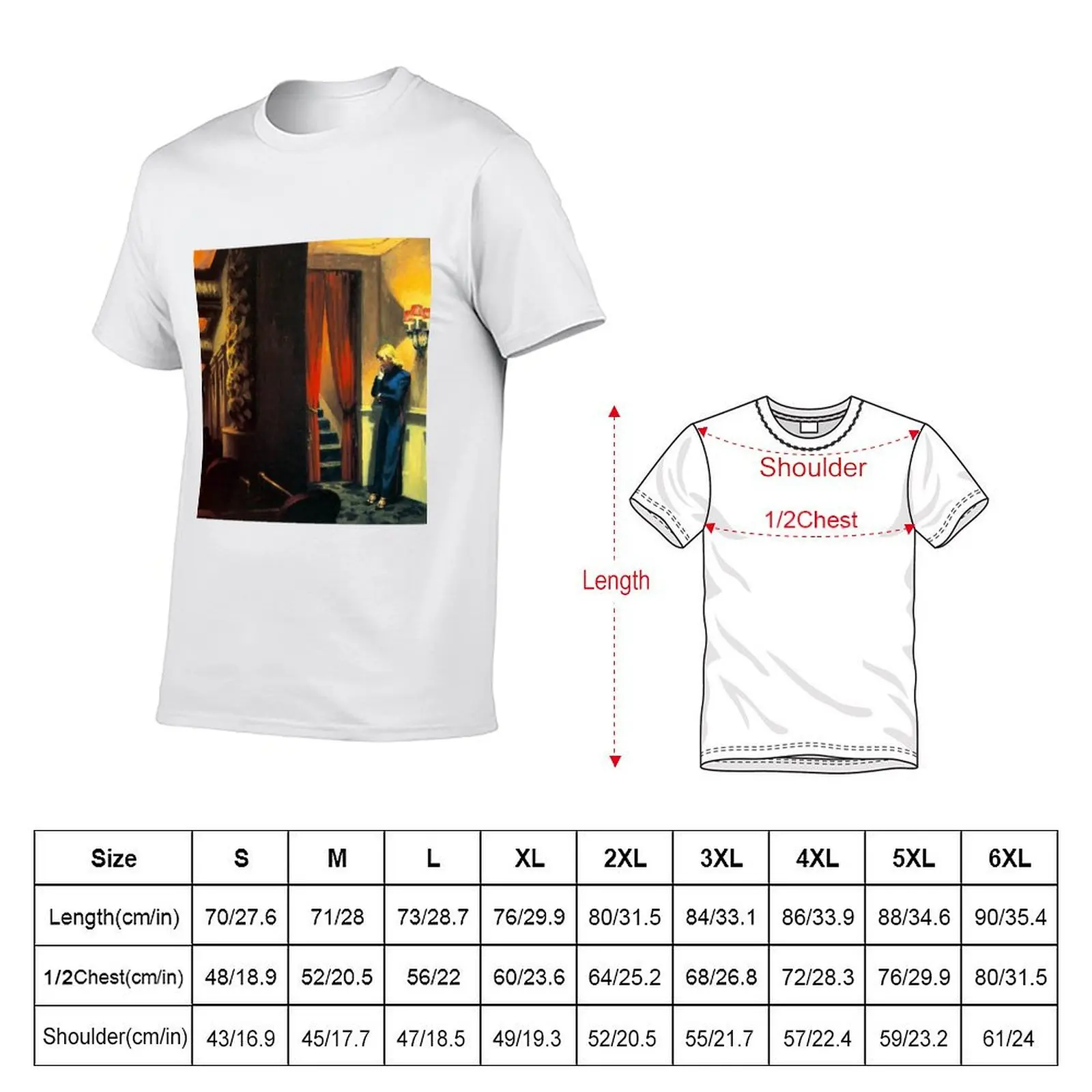 NEW YORK MOVIE - EDWARD HOPPER T-Shirt customs design your own hippie clothes men t shirts high quality