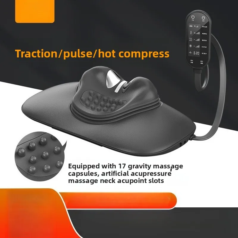 Cervical Massager Household Hot Compress Electric Neck Massager Shoulder and Neck Dual-purpose Cervical Spine Traction