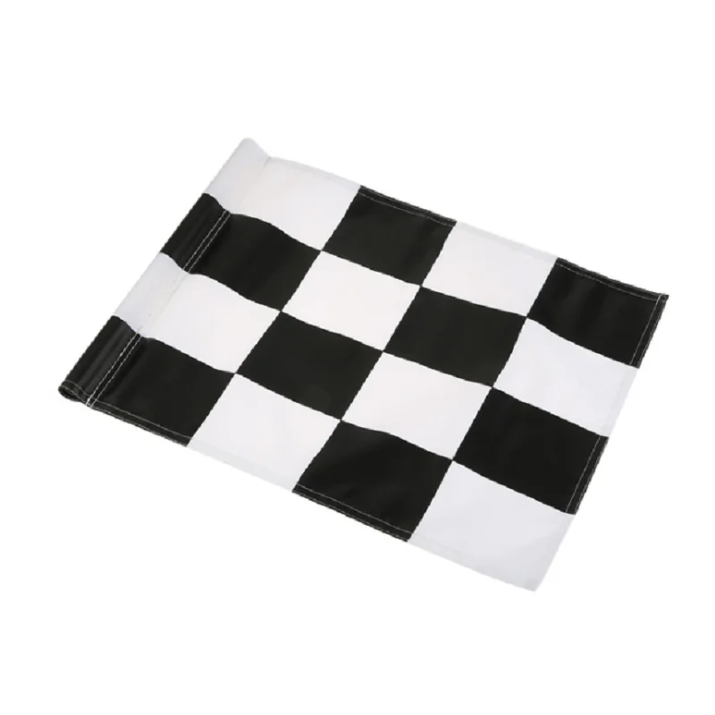 Mini Golf Flags Checkered 420D Nylon Mini Pin Flags for Yard Outdoor Home Backyard Garden