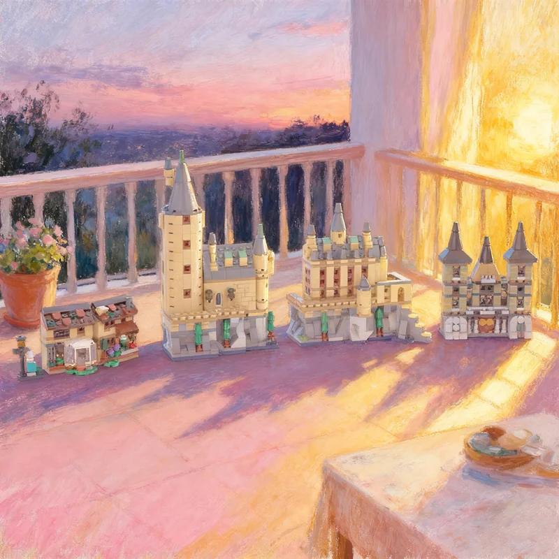 1454pcs MOC Mini HP Collection Part 5 Harry Model Building Blocks Architecture Creative Idea Christmas Gifts Education Toy Brick