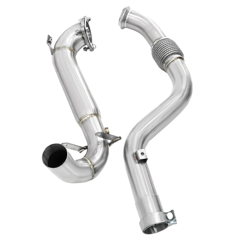 

High Flow Engine Exhaust Pipe for Mercedes-Benz W176/C117 1.6T/2.0T CLA200/CLA220/CLA250/CLA260/GLA260/A180-250, Stainless Steel