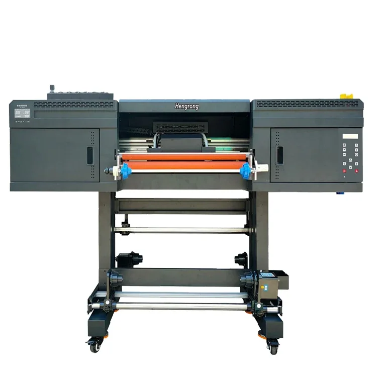 Guangzhou factory Hoson board A2 60cm i3200 head UV DTF printer with laminating in one machine for Crystal film AB film