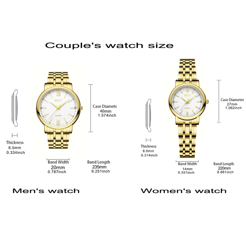 Couple' Wristwatch Wethdar Top Brand Business Quartz Women Watches Creative Elegant Stainless Steel Waterproof Female Bracelet