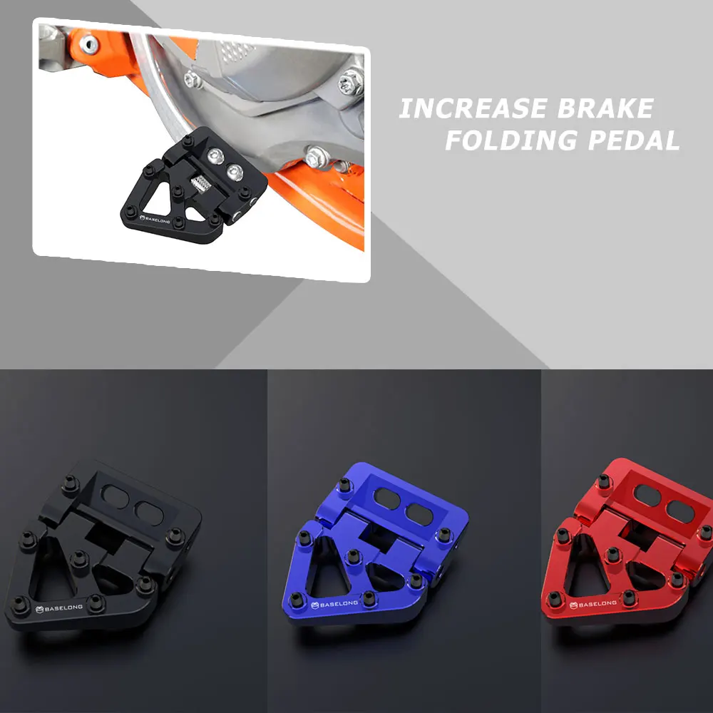 2021 2022 2023 Motorcycle Folding Rear Brake Pedal Step Tip Plate For GAS GAS EC-F 250 350 450 GASEC-F250 GASEC-F350 GASECF450