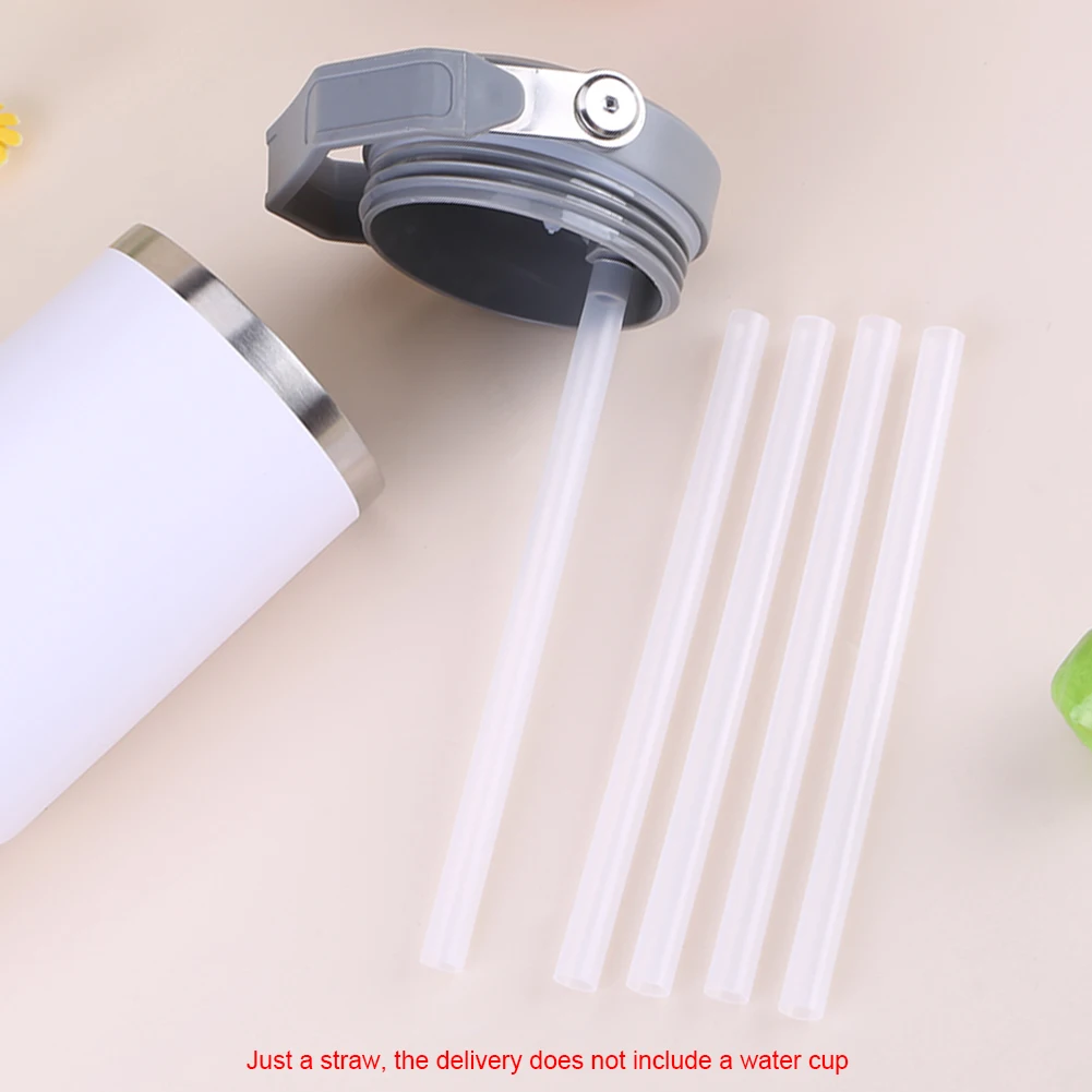 5Pcs Replacement Straws Wear-Resistant Reusable Straws Long Straws for Stanley 30oz Accessories