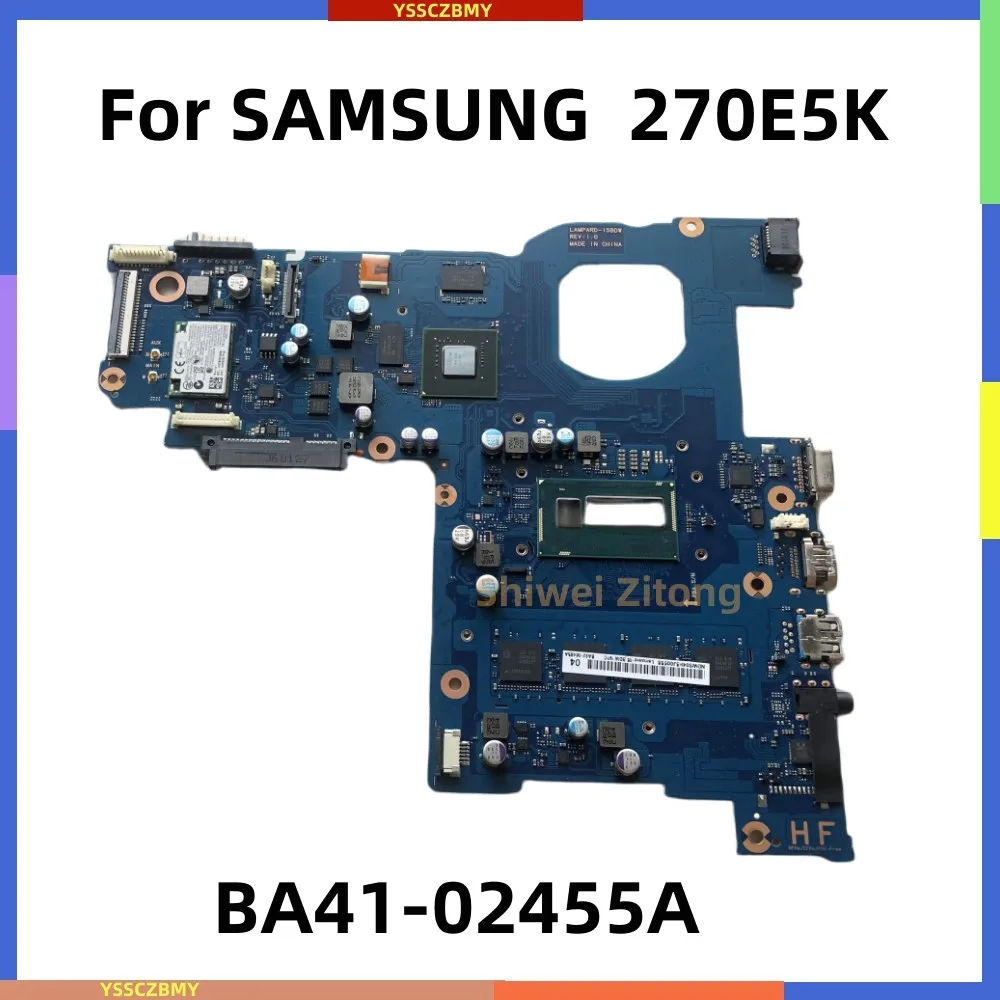 I5-4200U I5-5200U GT920M 2G GPU 4GB-RAM For SAMSUNG NP270E5K 270E5K Laptop Motherboard BA41-02455A Mainboard Tes OK