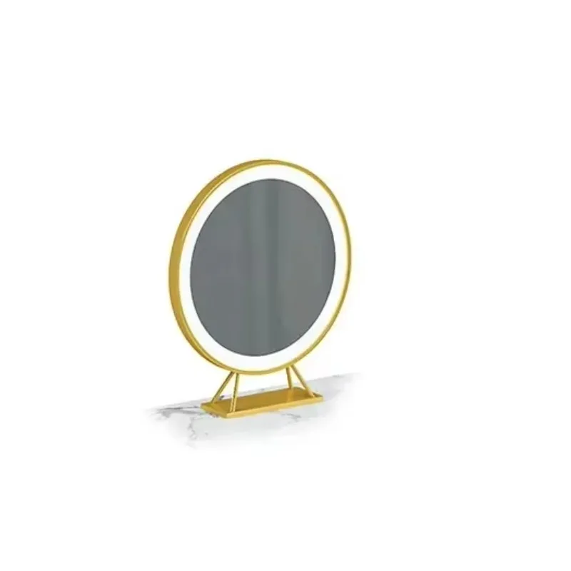 3 Colors Luxury Dressers Small Apartment Dressing Table Storage Cabinet Dresser Integrated LED Mirror Nordic Bedroom Furniture L