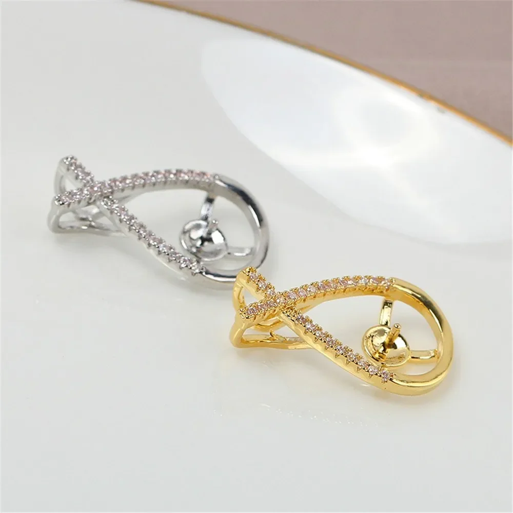 

DIY Gold-Plated Pearl Pendant Setting, Handmade Jewelry Crafting Accessories Jewelry Findings No Pearl No Chain