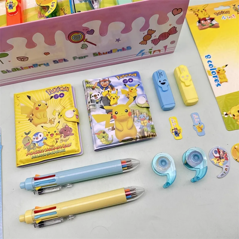 مجموعة قرطاسية محمولة لتدوين الملاحظات من بوكيمون بيكاتشو - الخيار المثالي لحفلات العطلات