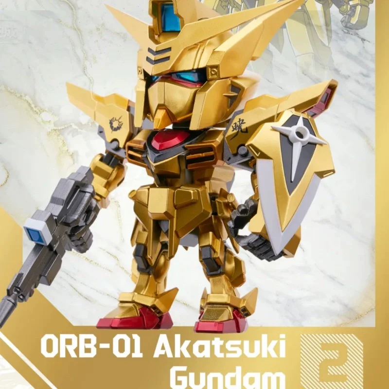 New Authentic Bandai Namco Gundam Qmsv Mini Gold Team Blind Box Rx