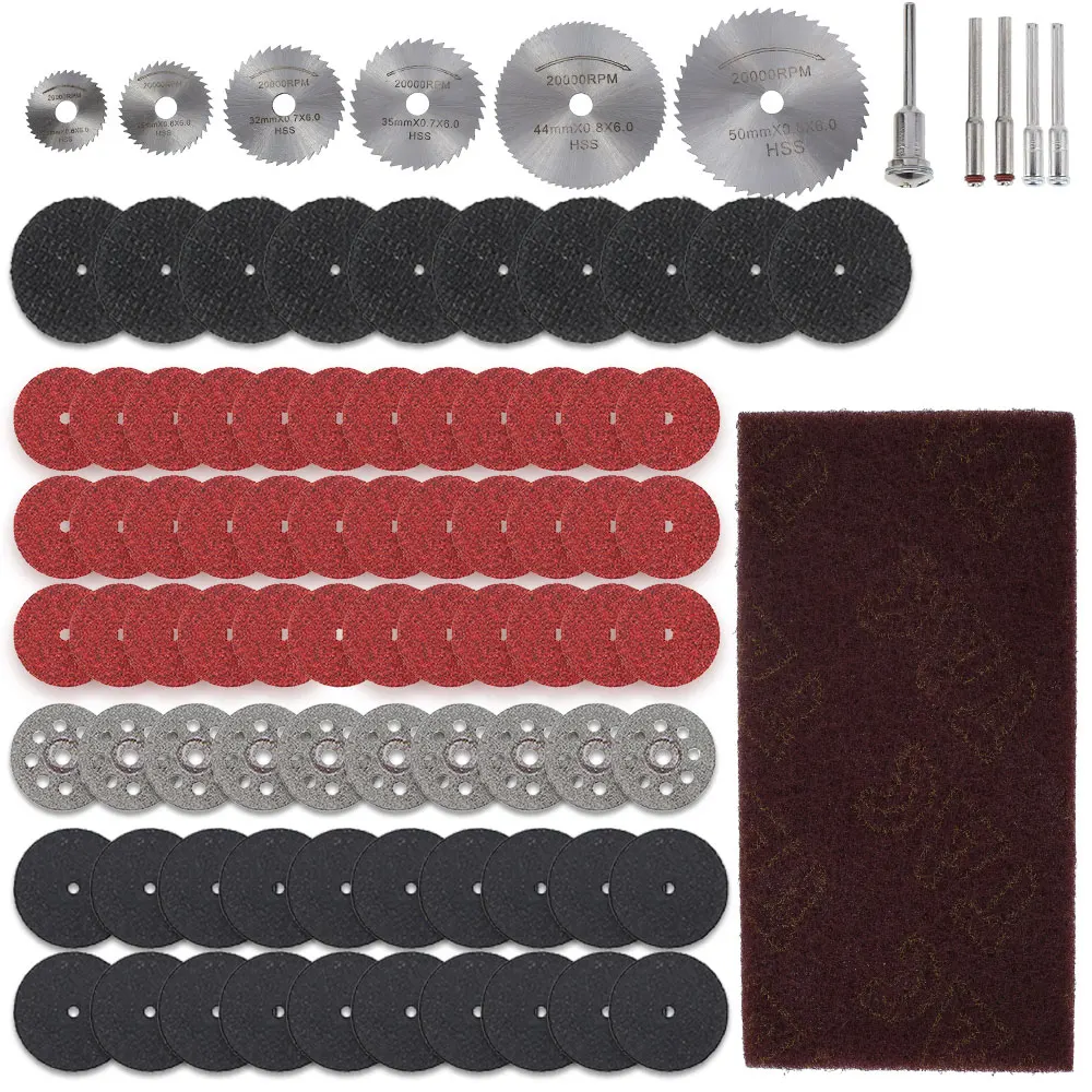 Abrasive Cutting Disc Circular Saw Blade Set Sanding Grinding Wheels For Dremel Accesories Metal Cutting Rotary Tool Saw Blade