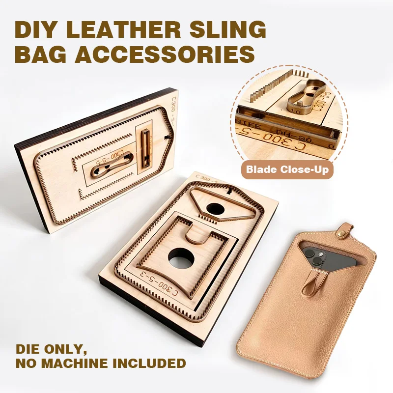 c300diy-leather-craft-handmade-mobile-phone-case-die-mold-crossbody-bag-punching-down-material-tool-for-diy-handcraft