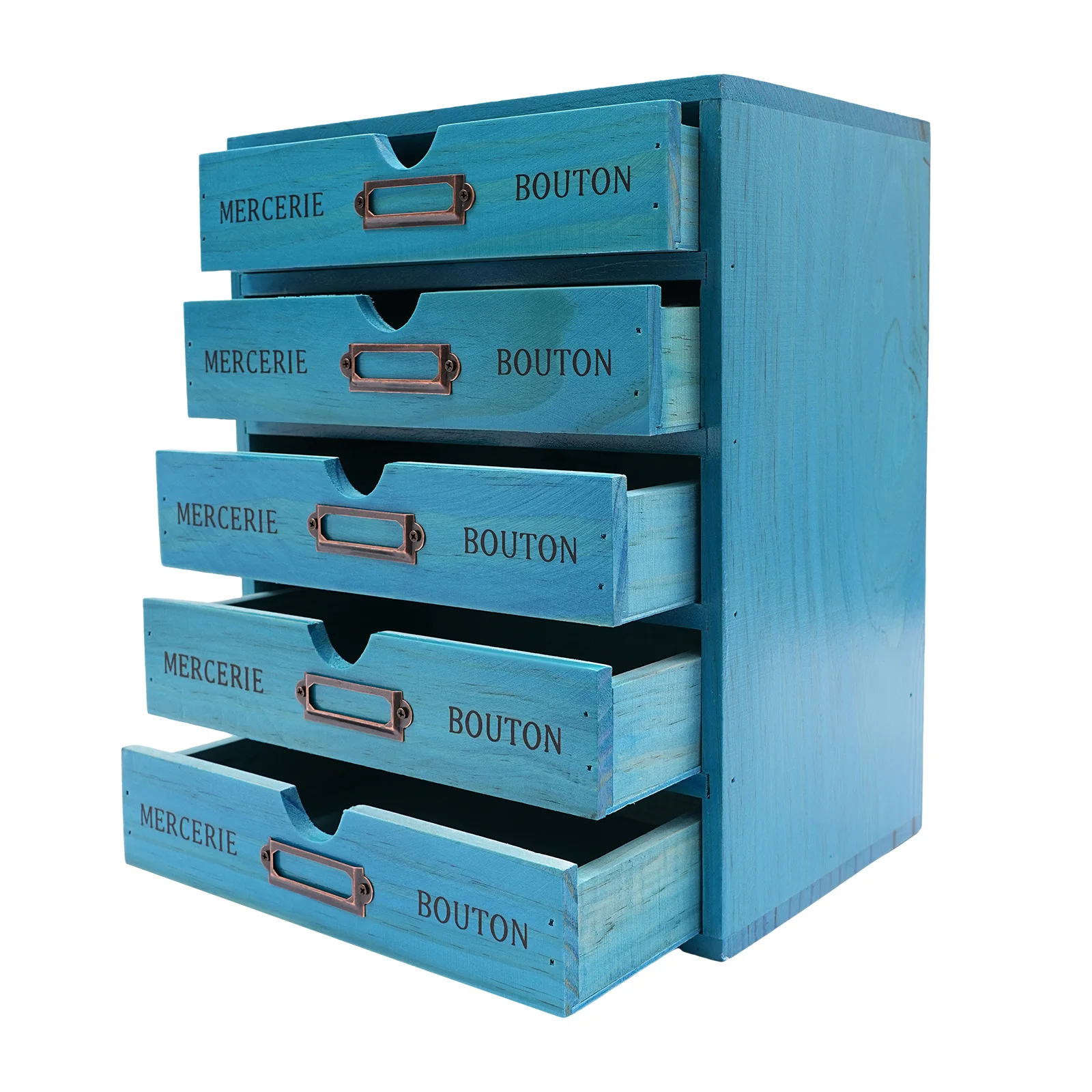 ตู้ลิ้นชัก 5 ชั้นโต๊ะแฟ้มOrganizerกล่องสําหรับจัดเก็บเครื่องสําอาง,เครื่องประดับ,หนังสือ,ตัวอักษร,กระดาษ,นิตยสาร,ถุงชา,ฯลฯ