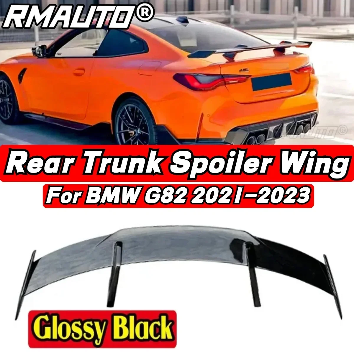 For BMW G82 G22 G26 M4 4 Series M430i M440i Coupe 2021-2023 Rear Wing Body Kit BMW G82 Car Rear Trunk Spoiler Car Accessories