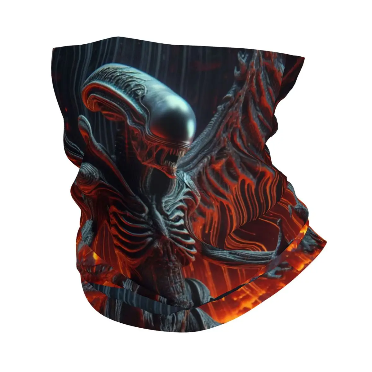 Alien Neck Gaiter Face Scarf Cover Neck Gaiter Men Women Bandana Scarf Thin Summer