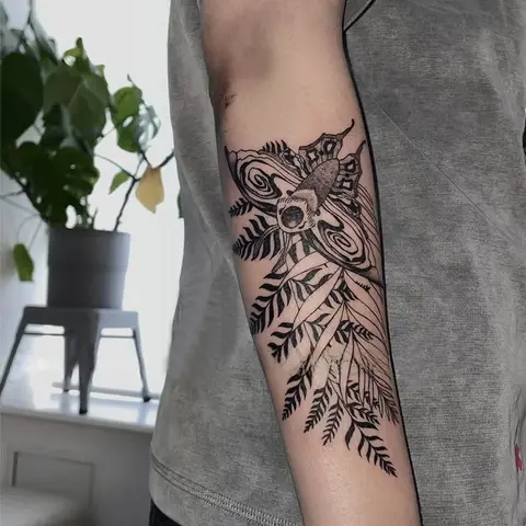 Cool Last Surr 2 Ellie Herbal Temporary Tattoo Stiers Waterproof Semi-permanent Arm Flower Decals Trendy Home Decor