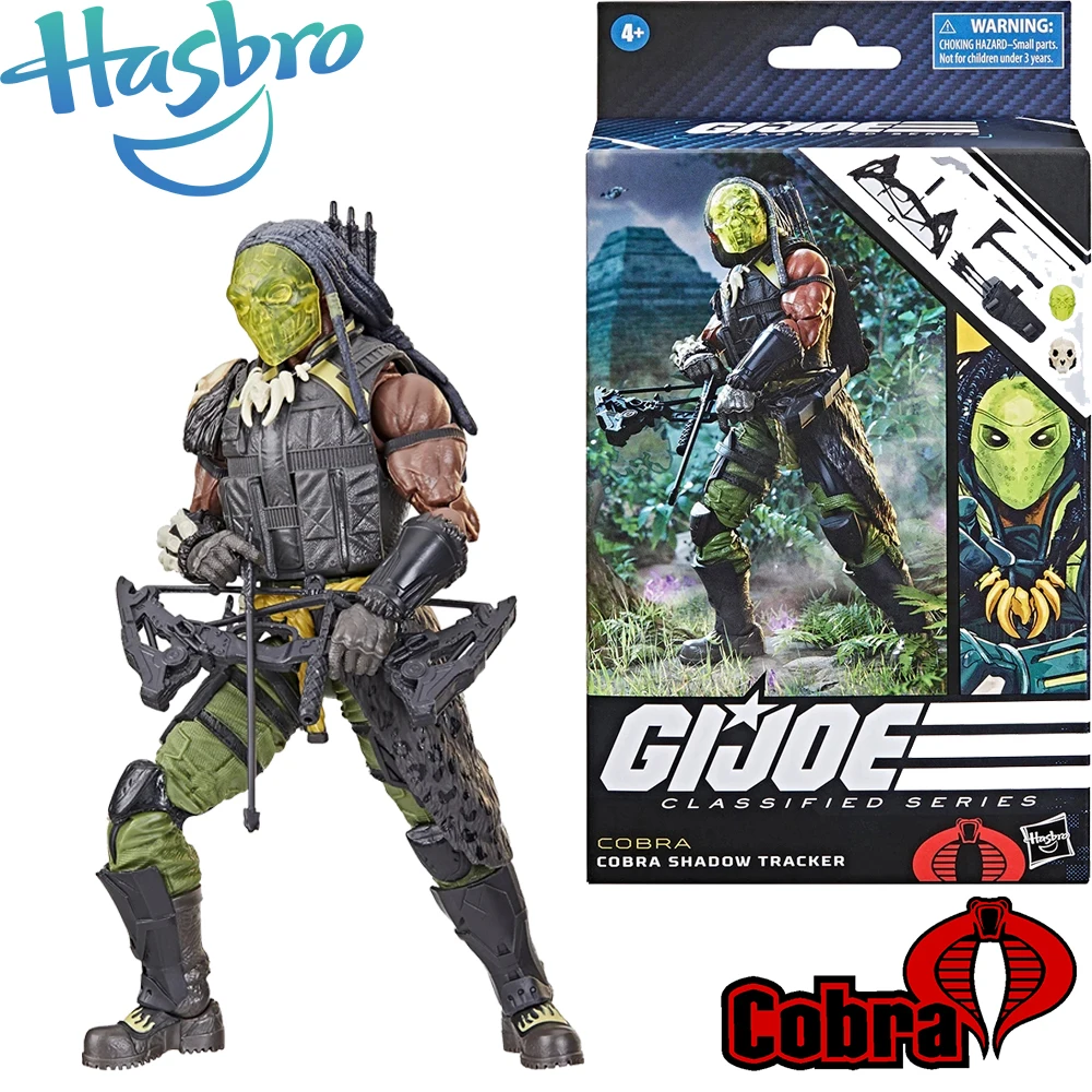 

In Stock Original Hasbro G.I. Joe Classified Series Cobra Shadow Tracker Action Figures Collectible Kids Model Toys Gifts Fans