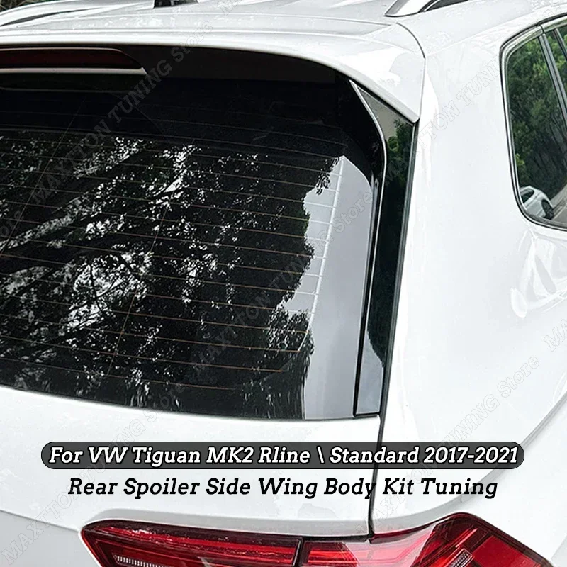 

For VW Tiguan MK2 Rline \ Standard 2017-2021 Rear Window Side Spoiler Wing Canard Splitter Tuning Accessories For Volkswagen