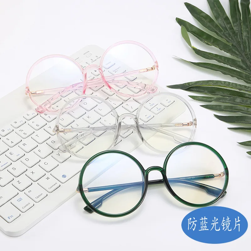 

Round Frame TR90 Anti Blue Light Glasses Women For Computer Circle Glasses For Computer Bluelight Blocking Glasses Frame For Man