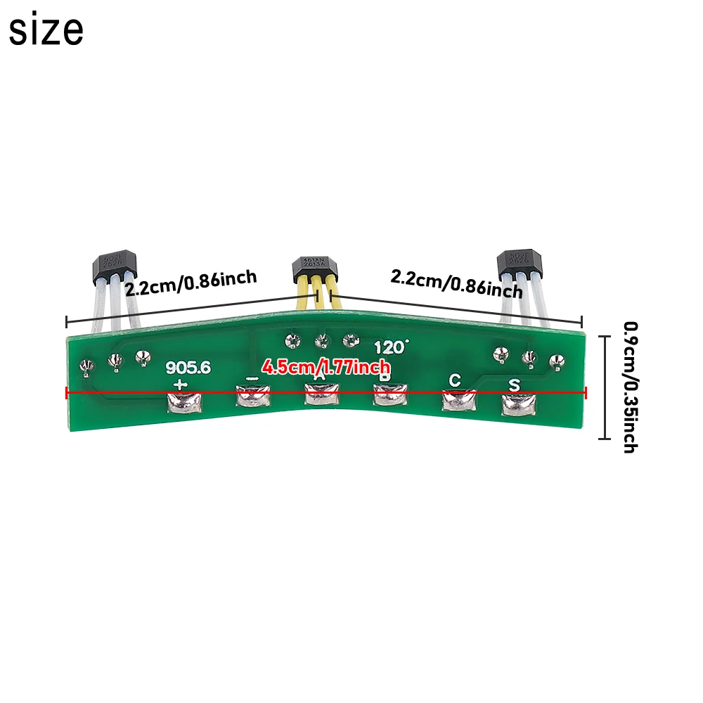 Elektrische Roller Motor Hall Sensor für Xiaomi 4/4Pro Kickscooter Vorderrad Motor Innere PCB Platine Zubehör – Detail 13
