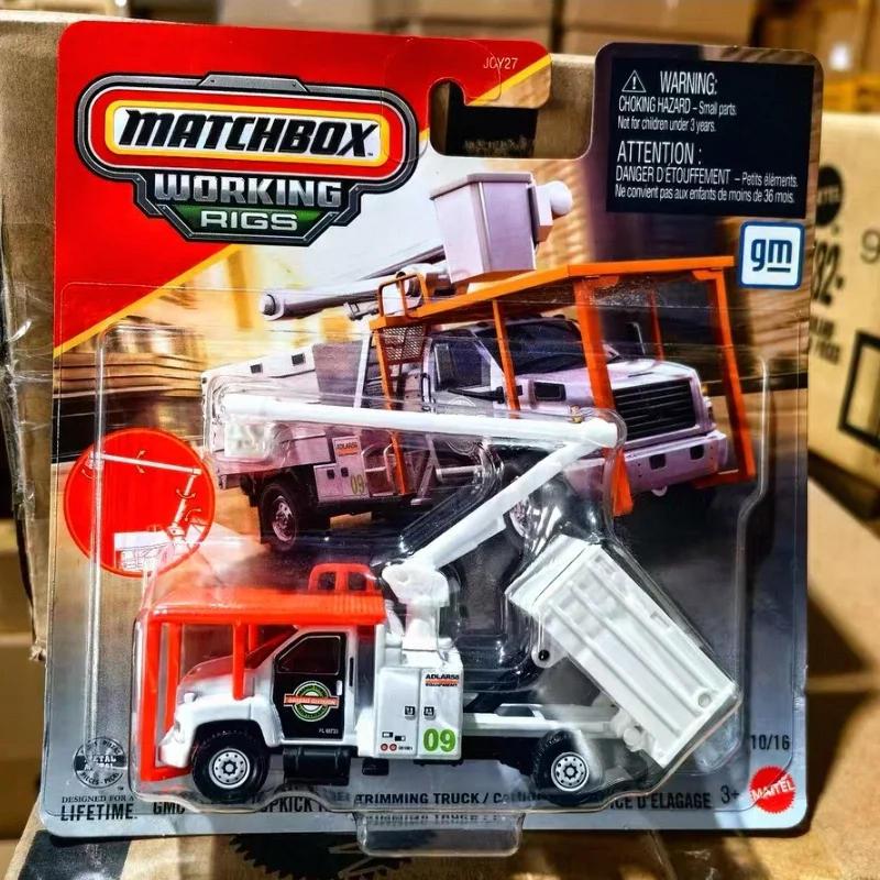 

Matchbox Working Rigs Gmc C8500 Tree Trimming Truck Jcy27 Metal Diecast Collectible Utility Engineering Vehicle For Collectors