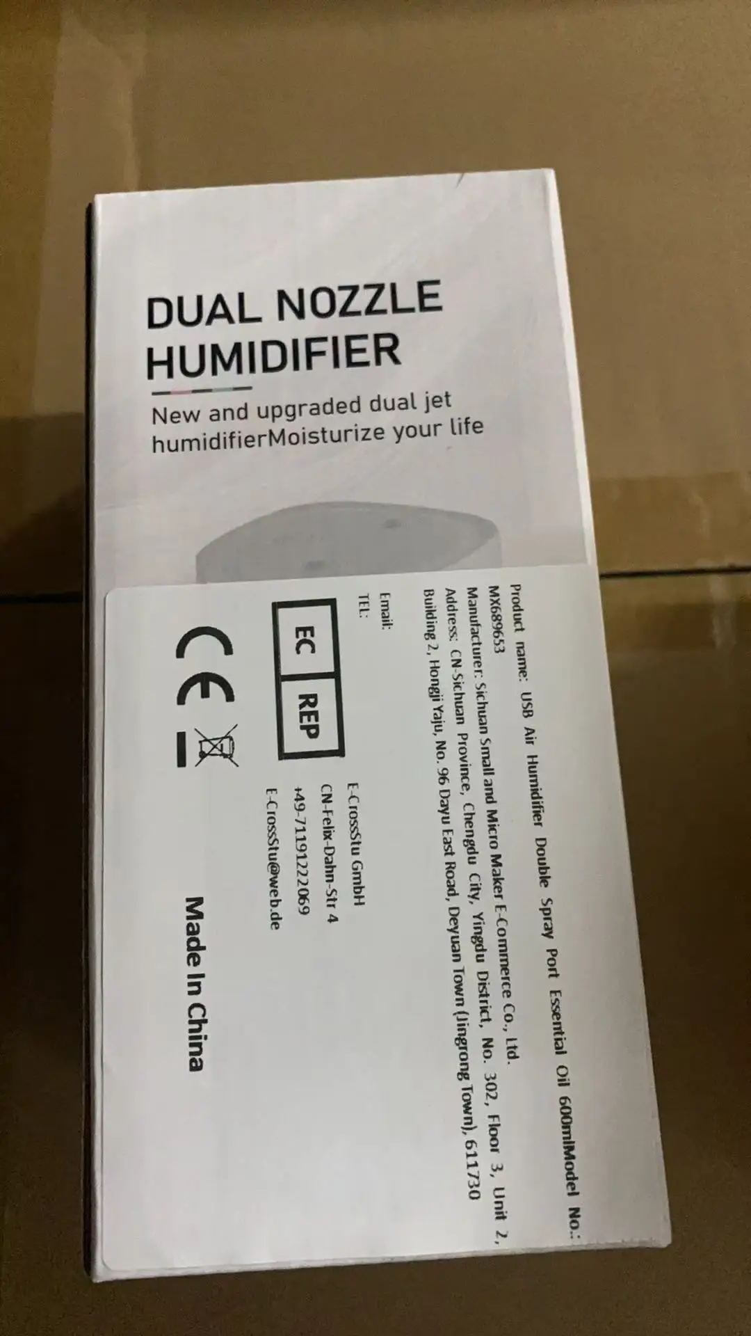 USB Air Humidifier Double Spray Port Essential Oil 600ml Aromatherapy Humificador Cool Mist Maker Fogger Purify for Home Office image 3