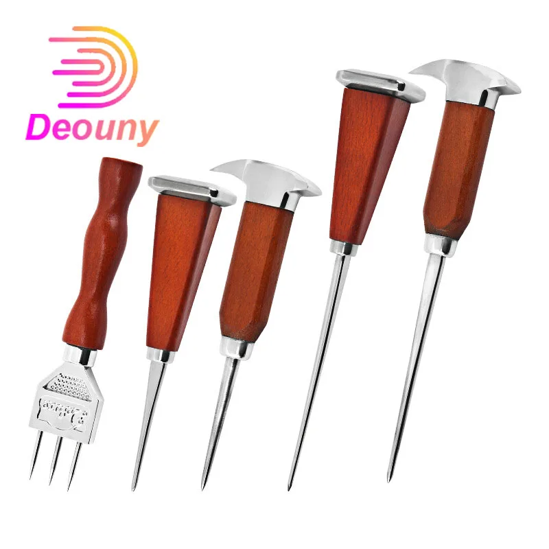 

DEOUNY Коктейль и выбор льда в японском стиле с тремя зубцами и одним зубцом, бритый лед для бармена, барные инструменты