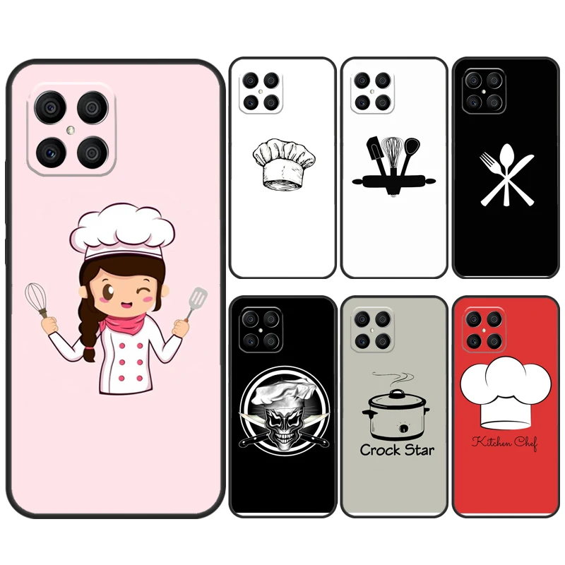 Cooking Chef Case For Honor 90 70 50 Lite Magic 5 Magic 6 Pro X6 X7 X8 X9 X6a X7a X8a X9a X8b X9b Cover