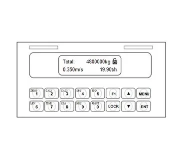 Corrosion Resistance RS232 RS485 Belt Weigher Indicator BST100-D52 Weighing Meter Belt Scale Controller