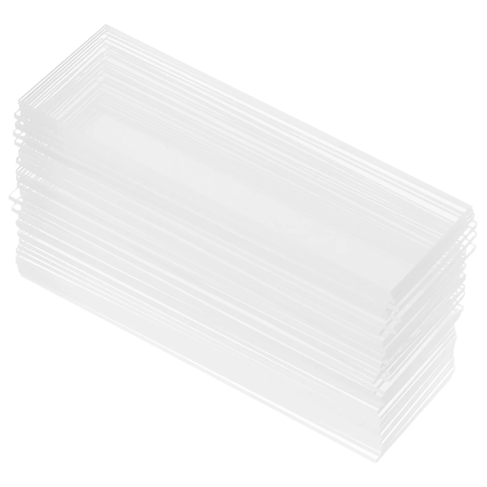 

100 Pcs Lab Slides Glass for Microscope Equipment Experiments Histology Cover Slips Laboratory