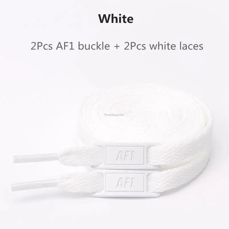 Flache sportliche Schnürsenkel für AF1 mit 1 Paar Schnürsenkel, Mental Tag Charms, Original-Ersatz-Schnürsenkel für Männer und Frauen, AF1-Anzug – Detail 24