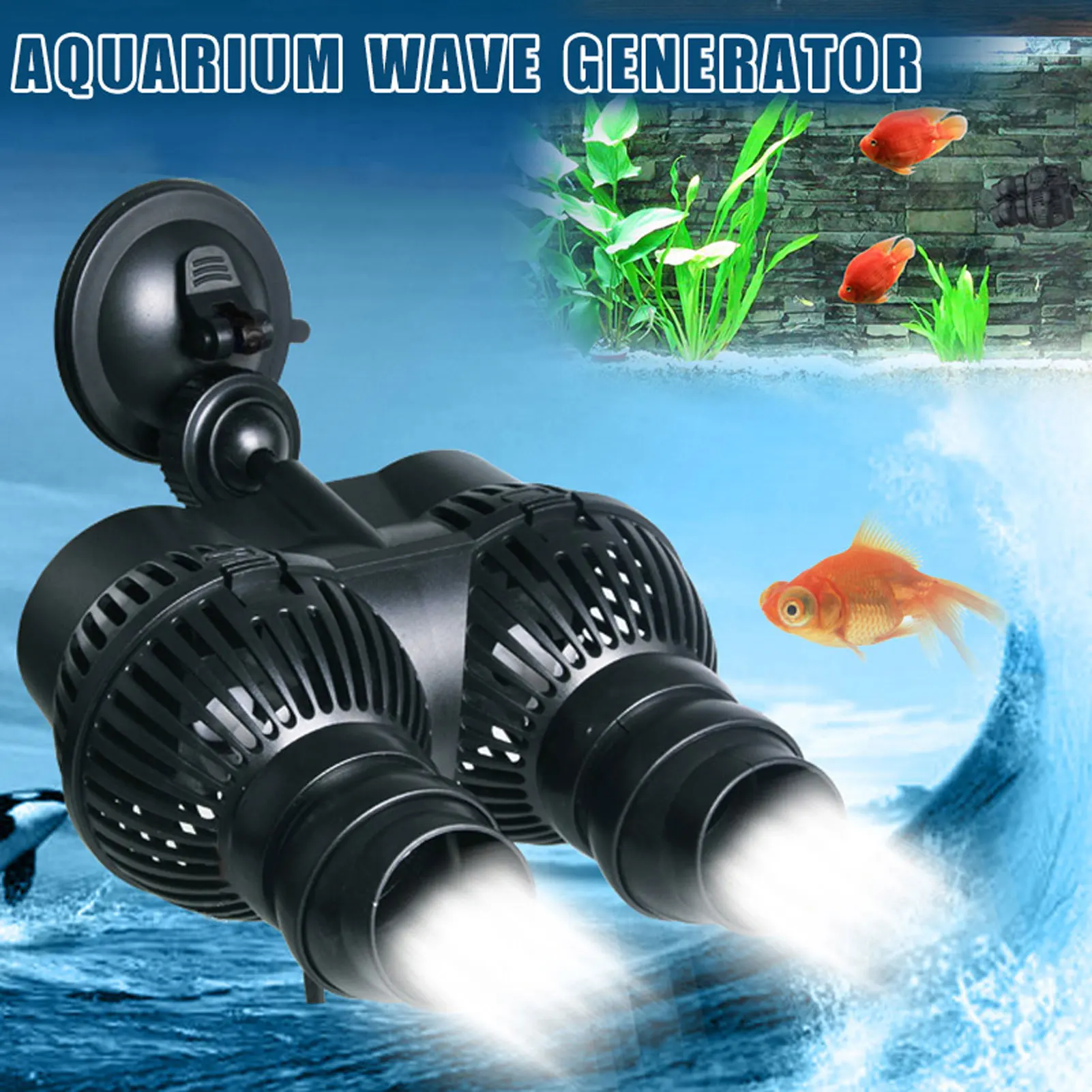 360 Degree Rotation Surf Pump Oil-free Motor Eco-Friendly Surf Pump for Freshwater Marine Aquarium