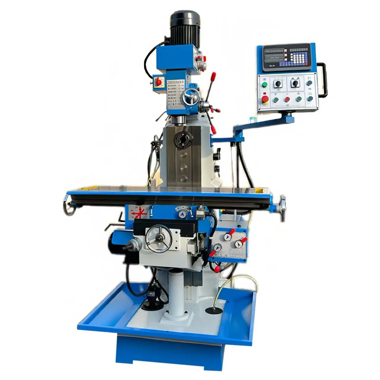 ZX6350A Electric Lifting Worktable Multifunctional Manual Drilling Milling Machine Enlarged Motor Pump Bearing Gearbox
