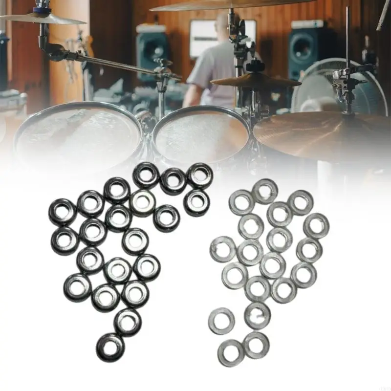 

Drum Ear Screw Washer Zinc Alloy Drum Tension Screw Fastener For Secure And Stable Drum Performances Easy to Install 69HD