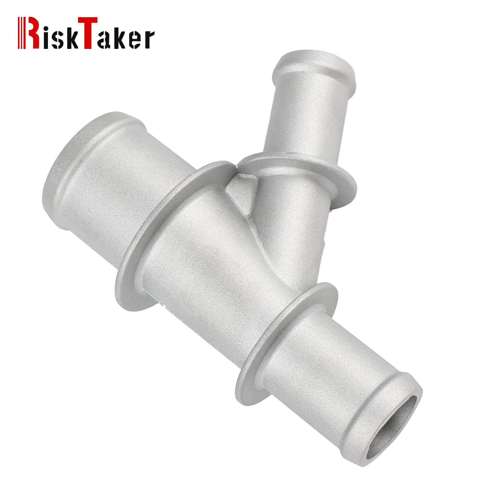 

RiskTaker Aluminum Coolant Radiator Hose Y Junction Connector Compatible with Chevrolet Silverado Suburban Tahoe Avalance