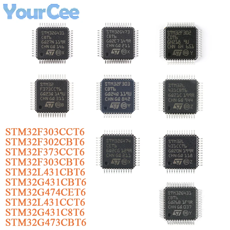 5pcs/1pc STM32G431CBT6 STM32L431CCT6 STM32G473CBT6 STM32F302CBT6 STM32F373CCT6 LQFP-48 STM32F303 STM32F303CBT6  MCU Chip
