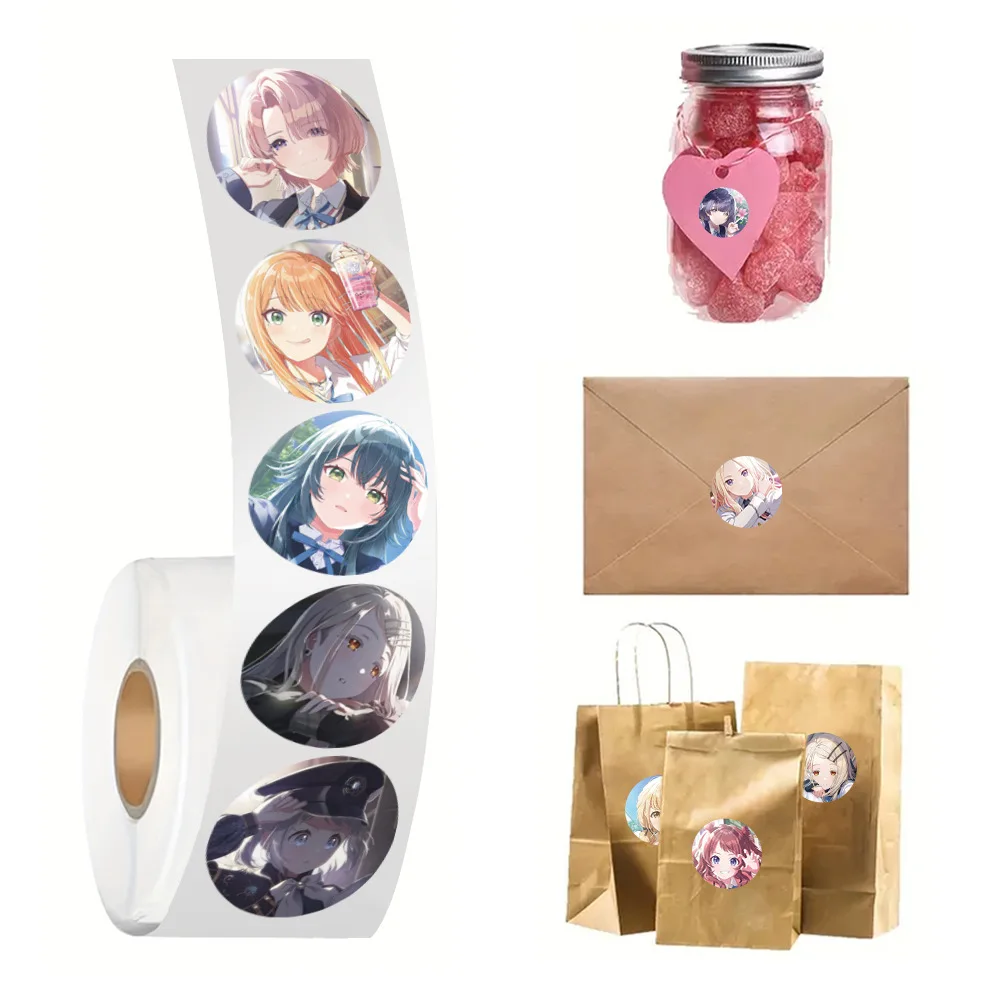 500 stks 14 soorten Loops voor School Idol Master Roll Stickers Mobiele Telefoon Case Water Cup Notebook Stickers Groothandel