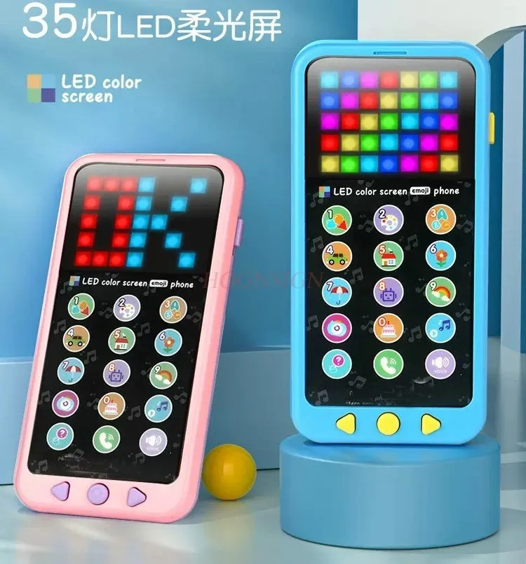 Educational baby touch screen mobile phone early education simulation phone storytelling machine for children aged 0-1-3