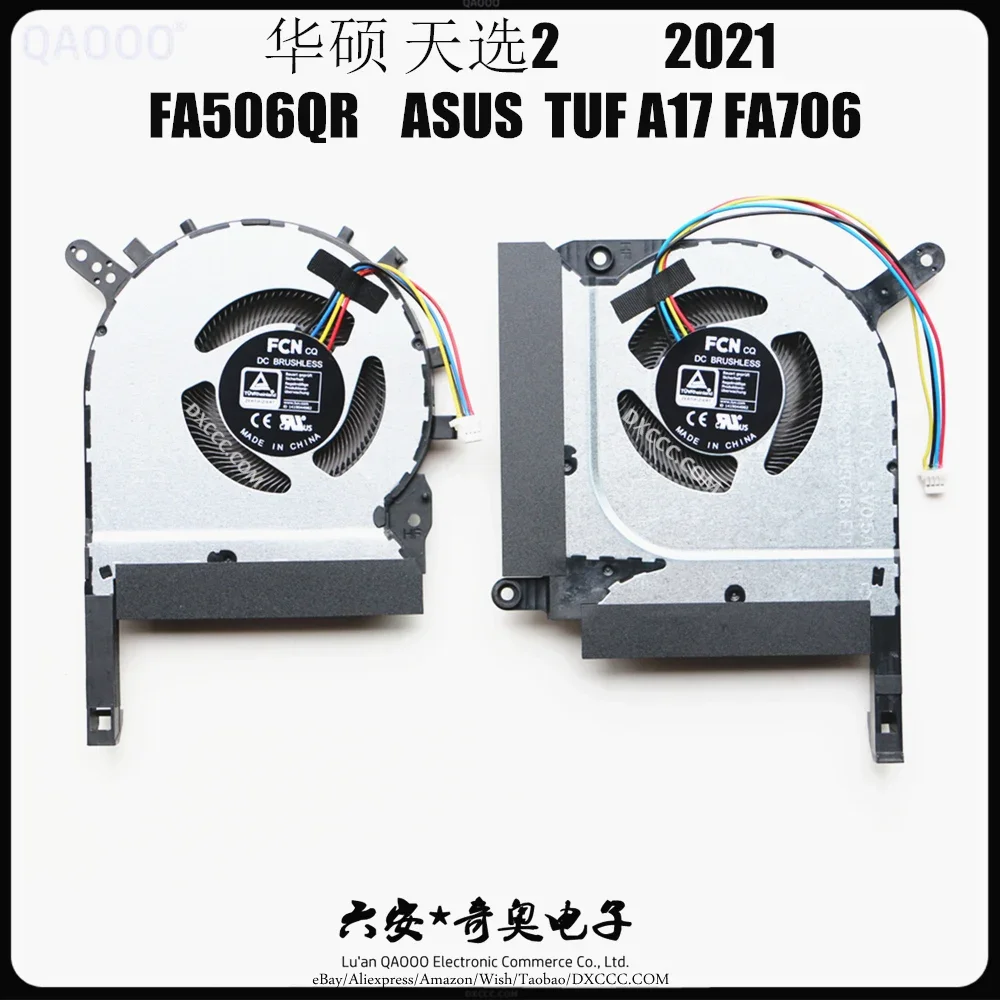 LAPTOP FAN FOR ASUS TUF2 A17 FA706Q FA706QR FA506QR FA506Q FA506QM FX506H FX706H FX506HC FX506HM FX506HE CPU COOLING FAN 2021