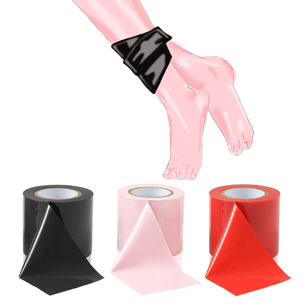 

Muti-Color Bondage Tape No Stick Static Tape Restraints Adult Women Couple Flirting Strap Skin Friendly SM No glue adhesive tape