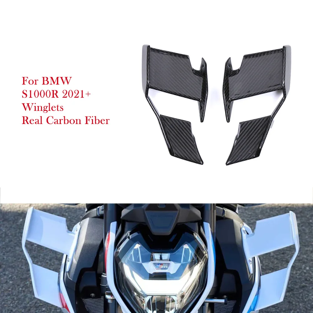 

Настоящее углеродное волокно, спойлер, дефлектор, аксессуары для мотоциклов для S1000R S 1000 R 2021 2022 2023 2024 M1000R 2023
