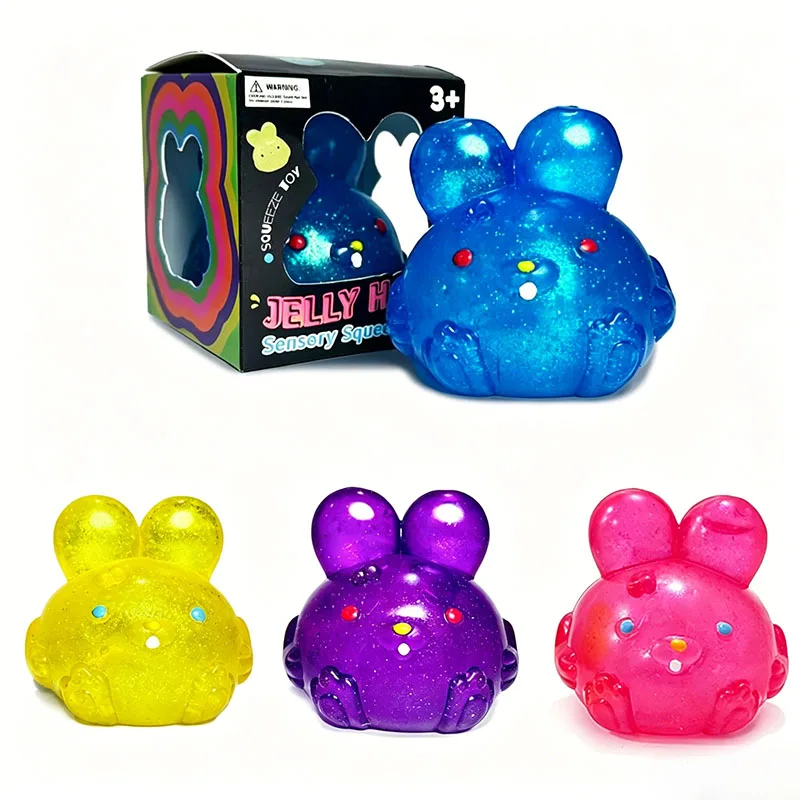 Squishy Maltose Rabbit Stress Balls Stress Balls for Adults Anxiety Relief Funny Stress Calming Toys