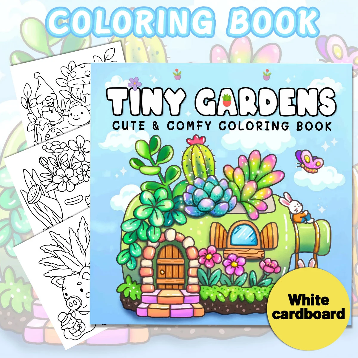 Cozy Times Coloring Books, Charming Scenes, Easy Coloring, For Home Parent - Child DIY, Relax, Unwind, Boost Creativity