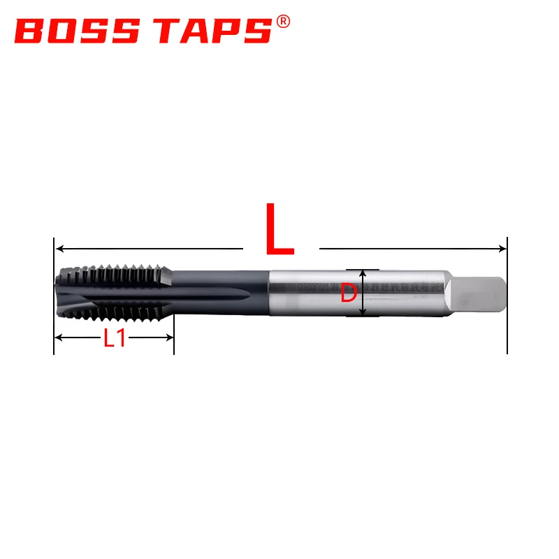 BOSS الصنابير HSSE-PM DIN 371 376 القياسية دوامة مخدد الحنفية وأشار تشكيل لفة M3 M4 M5 M6 M8 M10 M12 M14 M16 آلة الموضوع الصنابير