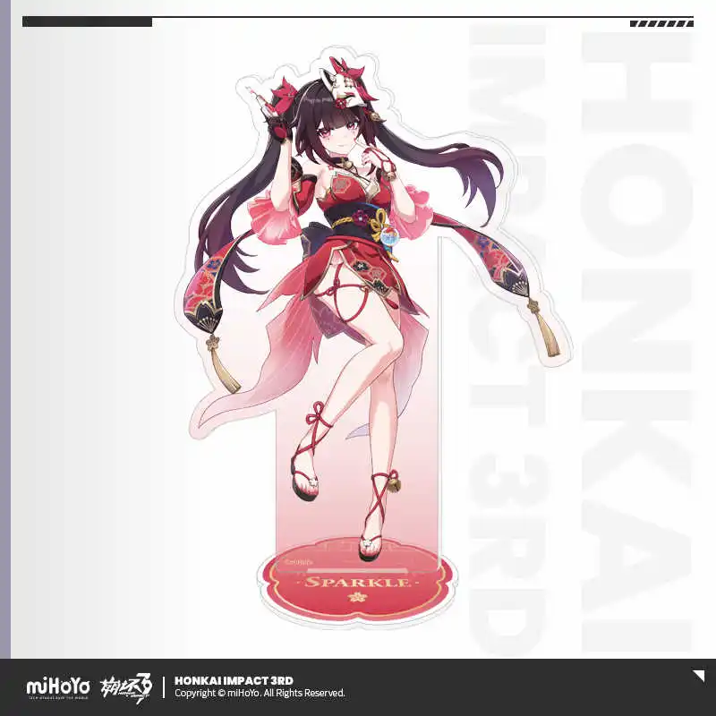 

【Оригинальная】 товаров MiHoYo Honkai Impact 3, серия Kagutsuchi, акриловая подставка с иллюстрацией, подарок на Рождество и Хэллоуин