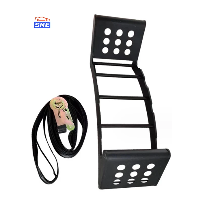 Xds Universal Spare Tire Climbing Ladder 4X4 Foot Peg Bronco Tank 300 Rear Spare Tire Climbing Ladder