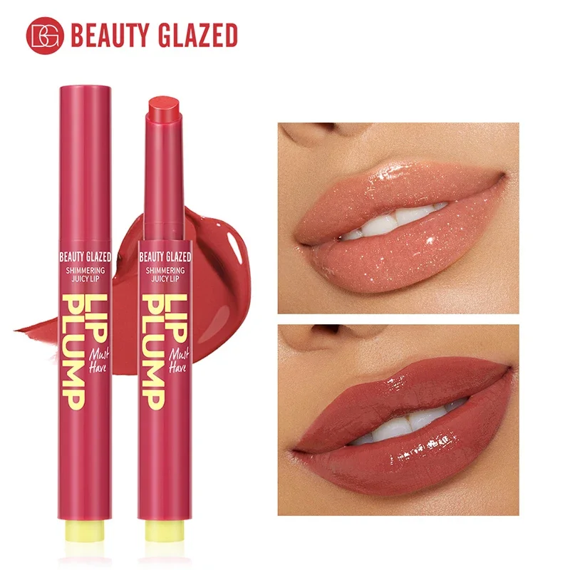 Beauty Glazed-pintalabios brillante, 12 colores, hidratante, nutritivo, maquillaje labial, regalo para niña